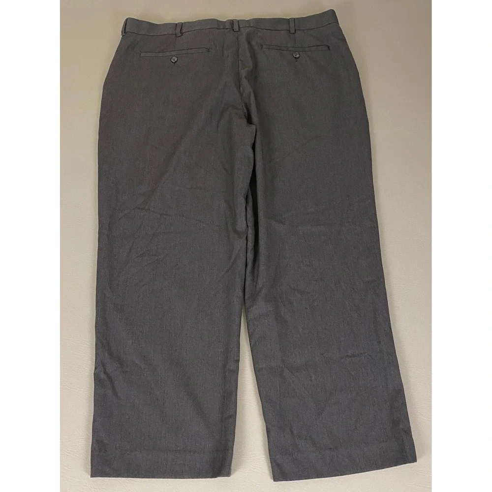George Dress Pants Graphite‎ Gray Men's 42x30 Polyester Blend Business Casual